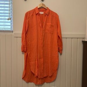 Anthropologie Long Button Up XS